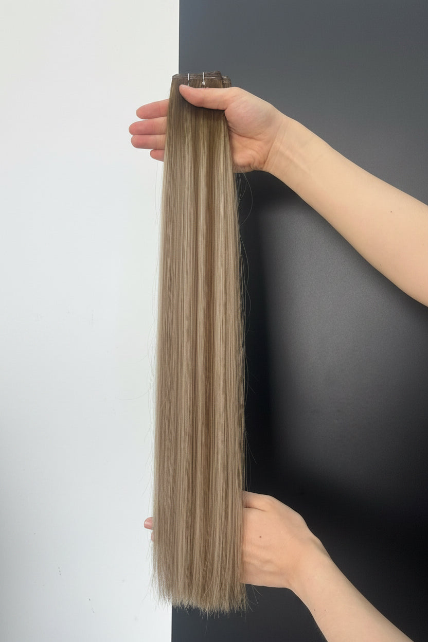 Rooted Brown/Blonde swirl